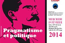 Conference: Pragmatisme et politique (French)